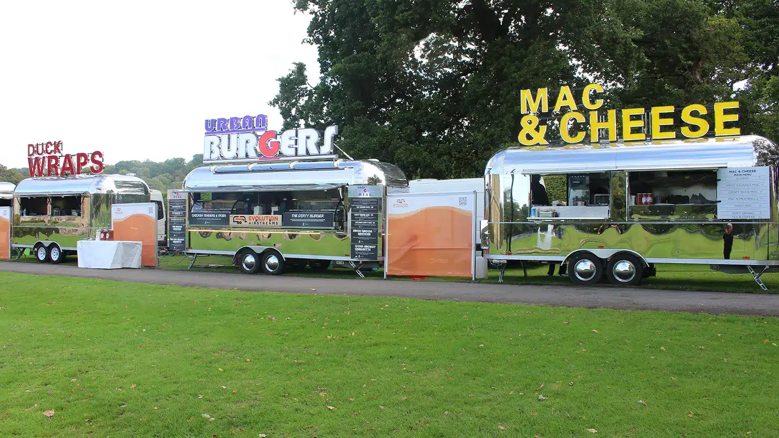 quality Airstream catering trailers